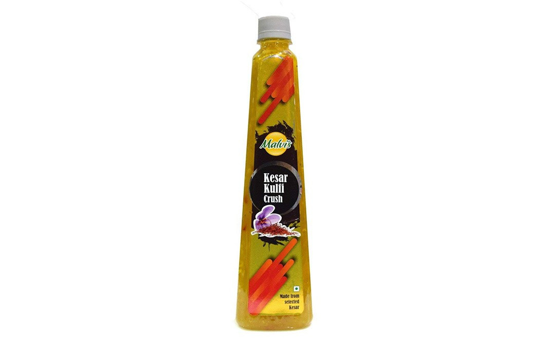 Malvi's Kesar Kulfi Crush    Bottle  750 millilitre